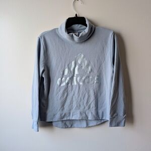 Adidas Light Blue Turtleneck Sweatshirt
